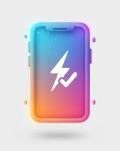 Abstract 3D phone icon symbolizing the crucial mobile optimization check by the SEO specialist.