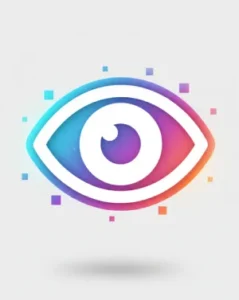 3D eye icon representing indexation and visibility checking in the technical SEO services audit.